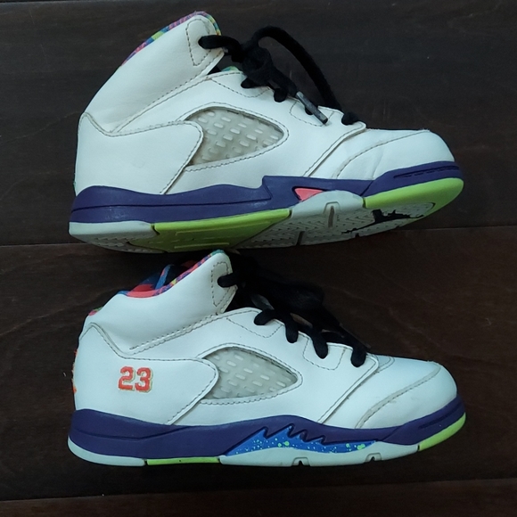 Jordan Retro 5 toddler high top  sneakers 3 - Picture 3 of 10